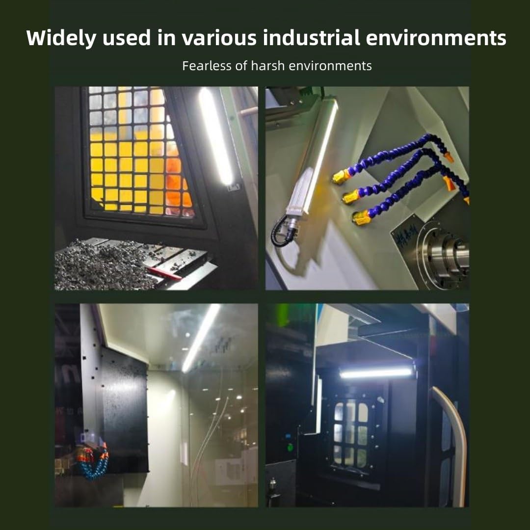 Przeciwwybuchowa Lampa Rurowa Do Frezarni, Naświetlacz LED Ze Stopu Aluminium Z Obrotowym Uchwytem, Wodoodporna Lampa Warsztatowa Do Maszyn CNC – Oświetlenie Przemysłowe(Size:16W,Color:110-220v)
