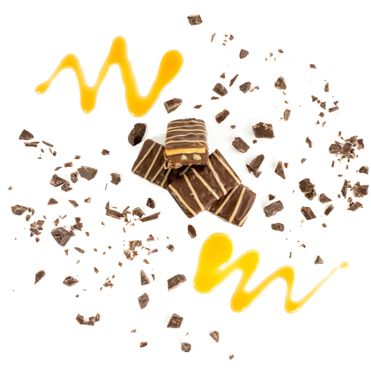 GLP-1Care Caramel Cocoa Protein Bars, High Protein, Low Calorie, GLP-1 Compatible, 15g Protein, 14 Servings Per Box