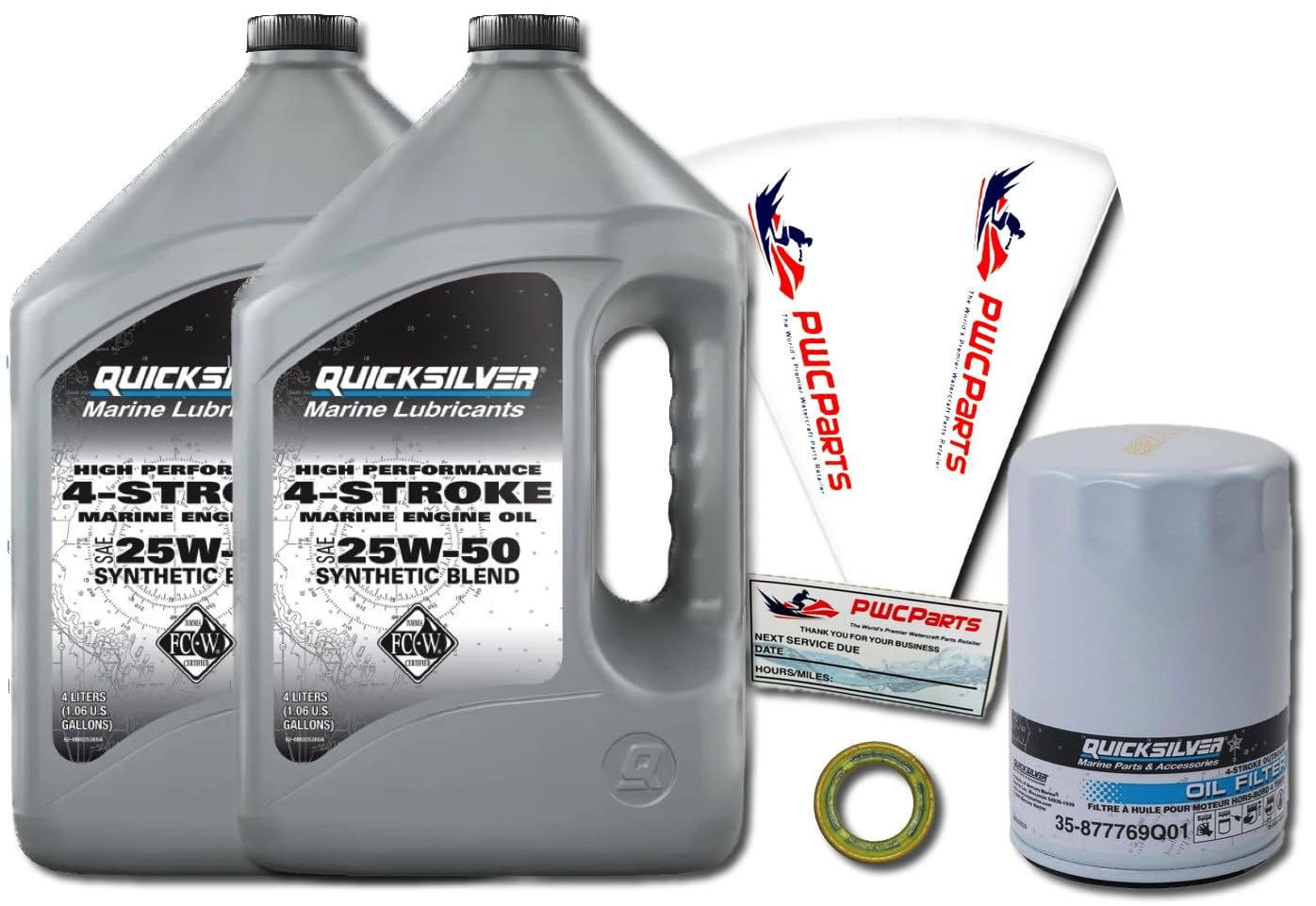 Mercury VERADO Quicksilver Oil Change Kit for VERADO L6 200/225/250/275/300/350/400HP