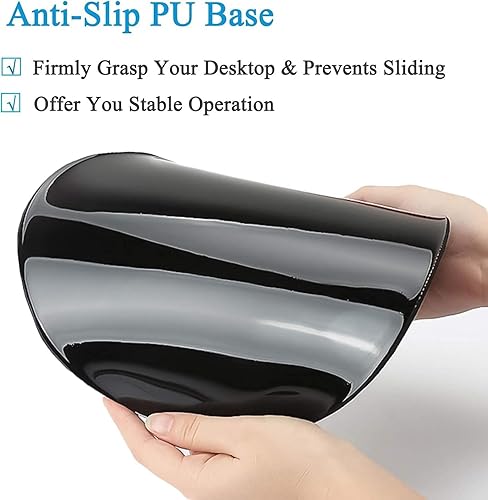 Miniatura 6 de Alfombrilla para mouse, ergonómica con soporte para la muñeca, alivio del dolor, cómoda almohadilla para reposamuñecas con base de poliuretano