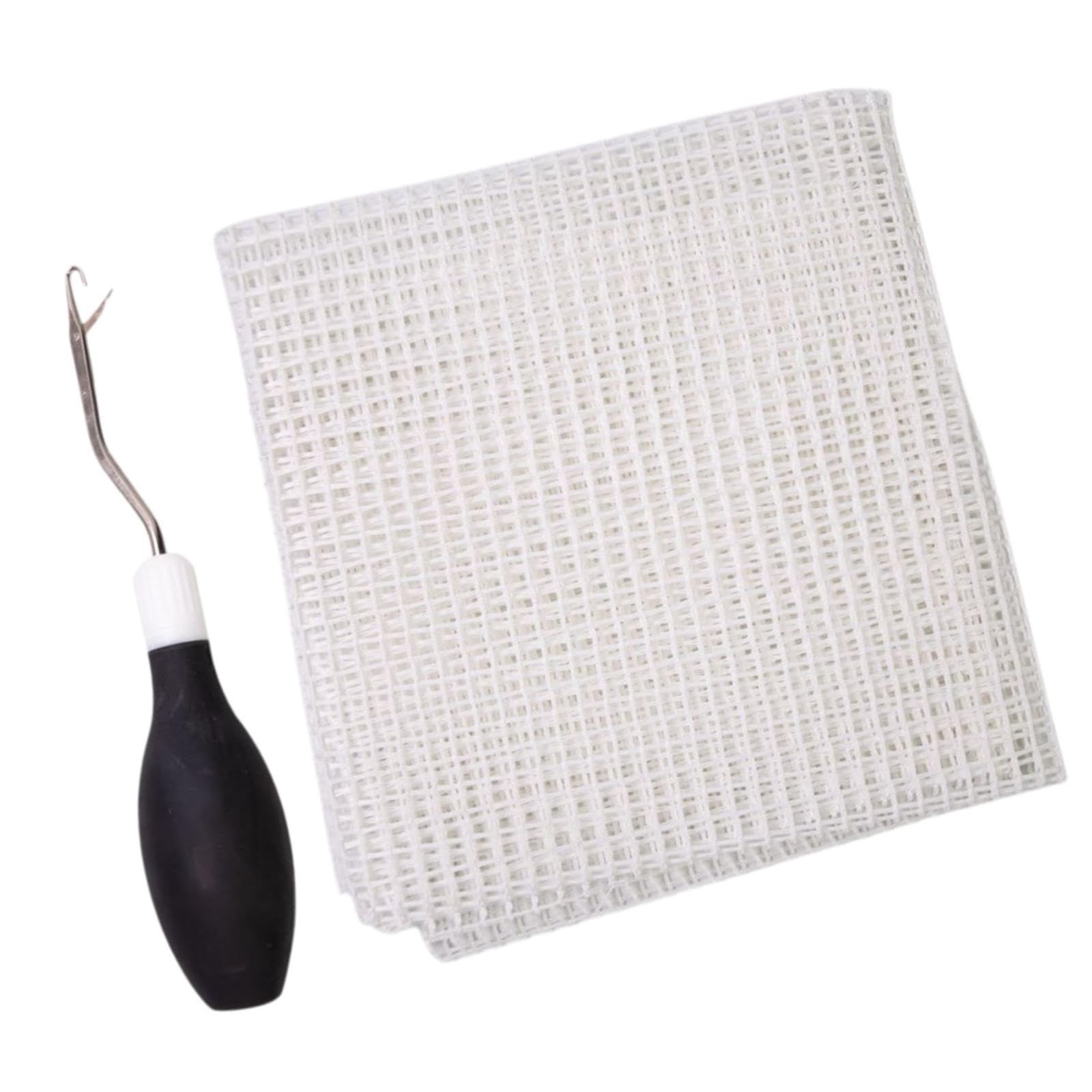 CALANDIS™ Latch Hook Tool Set Mesh Canvas Carpet Hook for Carpet Art Crafts Rug Making Black | Latch Hooking Kits | Latch Hooking | Rug Making | Needlecrafts & Yarn-picture-20