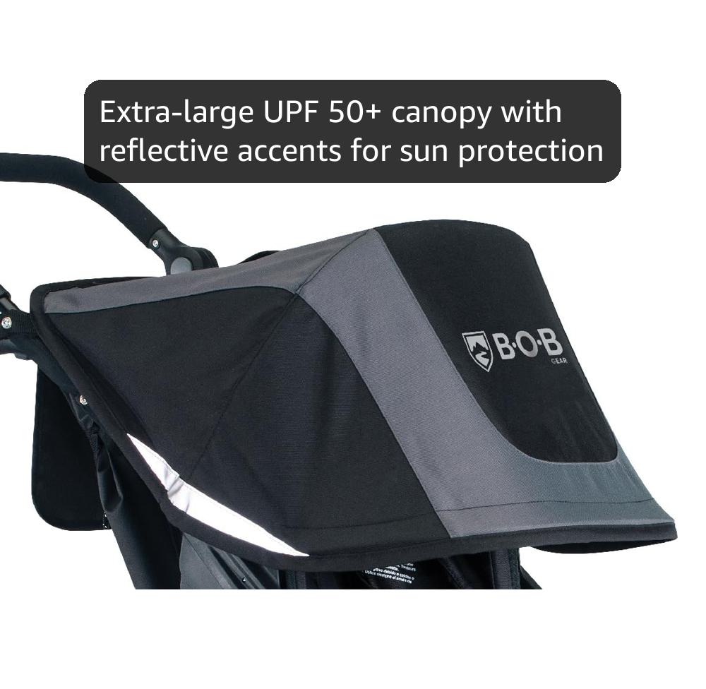 BOB Gear Revolution Flex 3.0 Jogging Stroller, Graphite Black