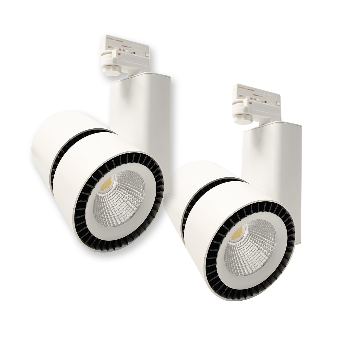 Foco de Carril LED COB Trifásico 42W Blanco – 5148 Lm – 4000 K – IP20 – Pack 2 Unidades