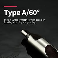 Vista 3 de A0.5 Standard Centre Drill, High-Speed Steel 60-Degree Centre Drill DRINYOUNG (Type A, A0.5 10pcs)