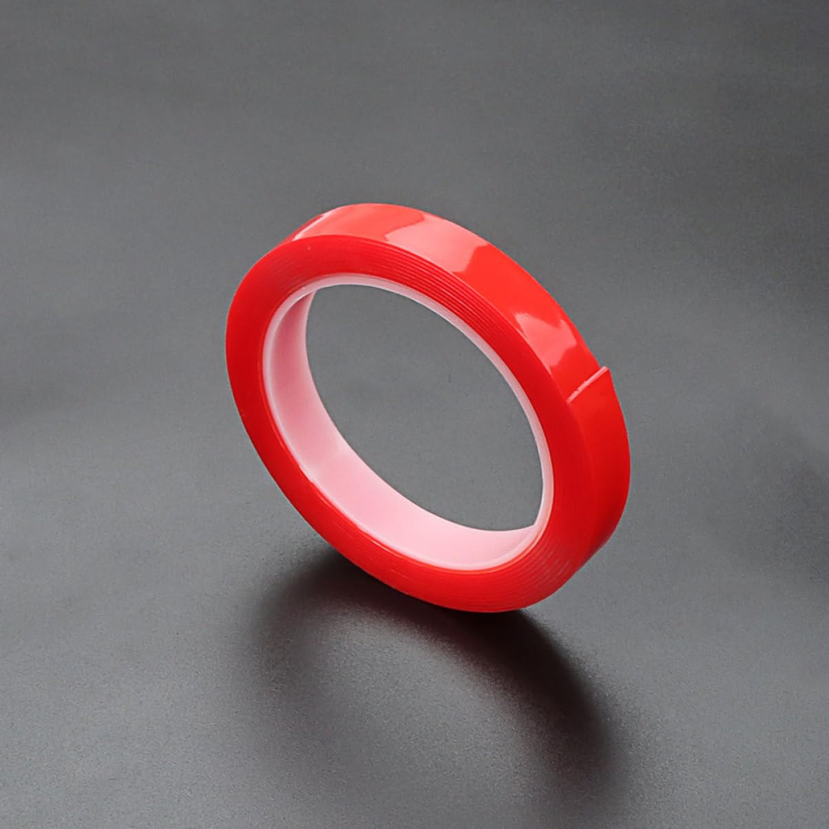 NUOBESTY 5 Rollen Bürokratie 15mm Breite r25b einseitig Draht klebeband doppelseitig double sided tape Doppelseitiger Aufkleber für den Außenbereich Doppelseitiger, robuster Aufkleber rot