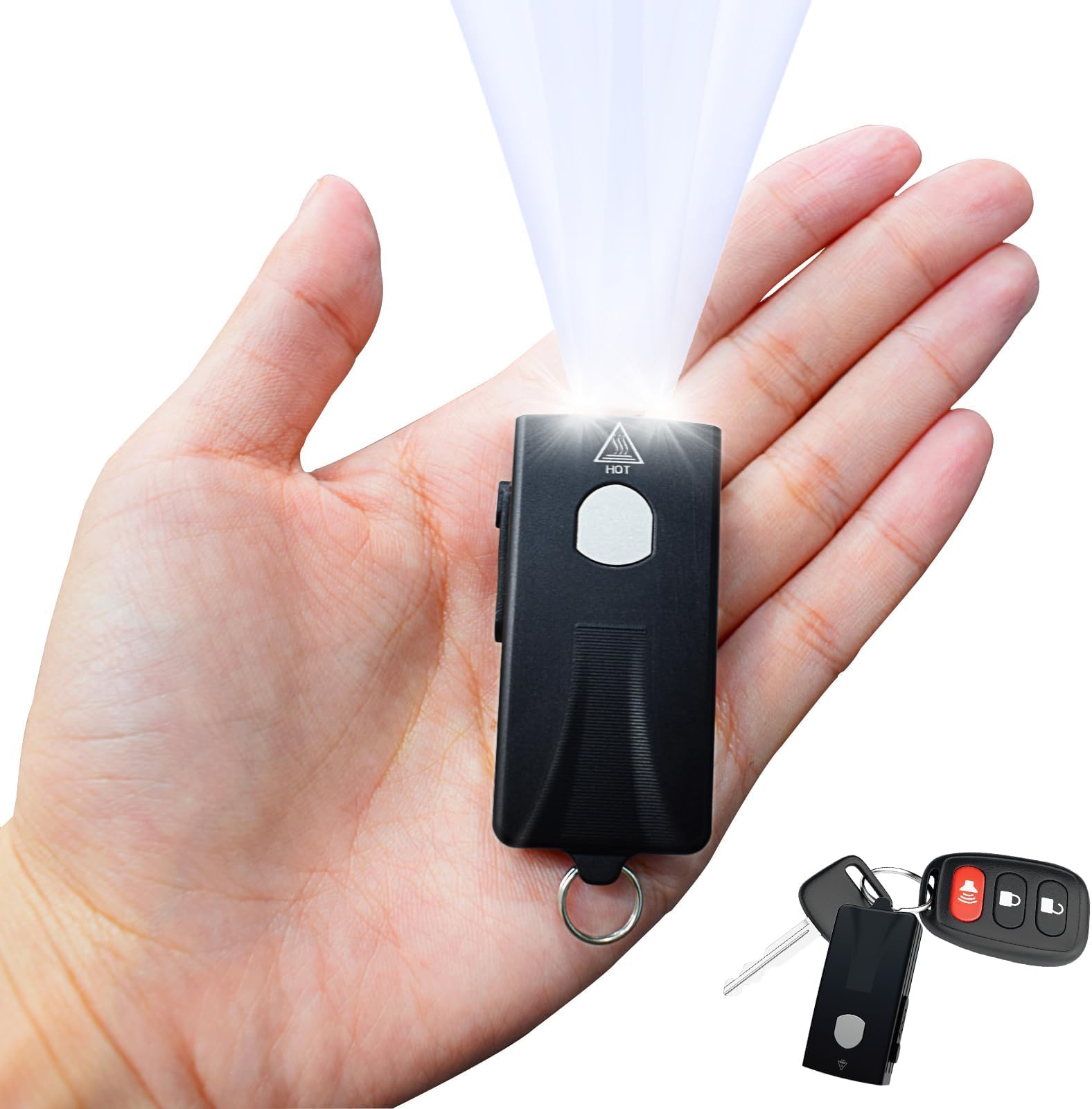 G1 Mini Lampe De Poche LED 40 Lumen Type C Rechargeable Avec Porte-clés