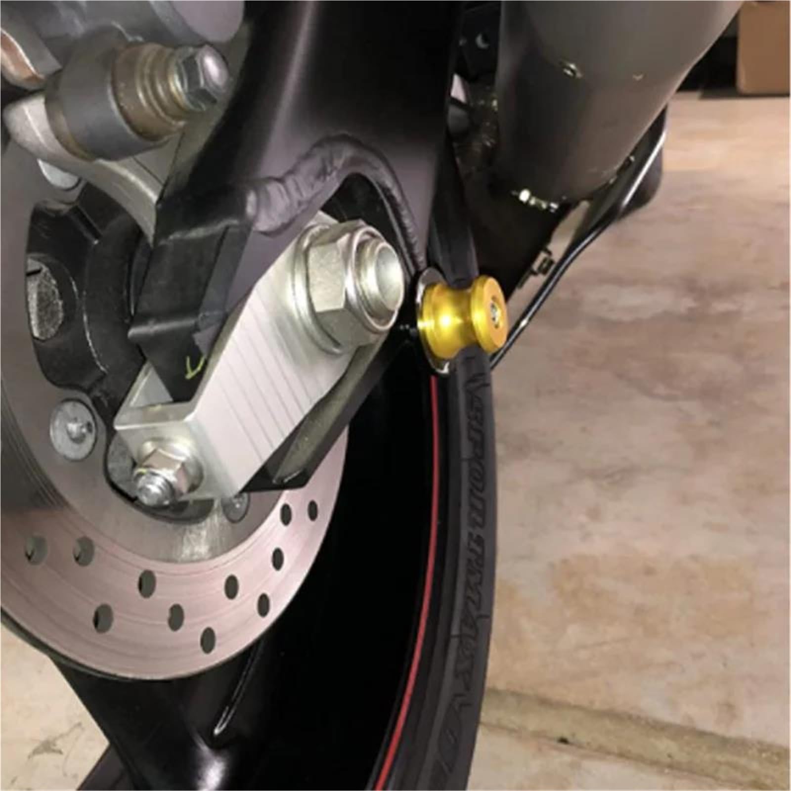 Bobine del forcellone per KOVE 800X PRO Rally 525X 500X 400X 800 525 500 400 X CNC Forcellone Spools Slider Cavalletto Vite Accessori per Moto(Titanium)