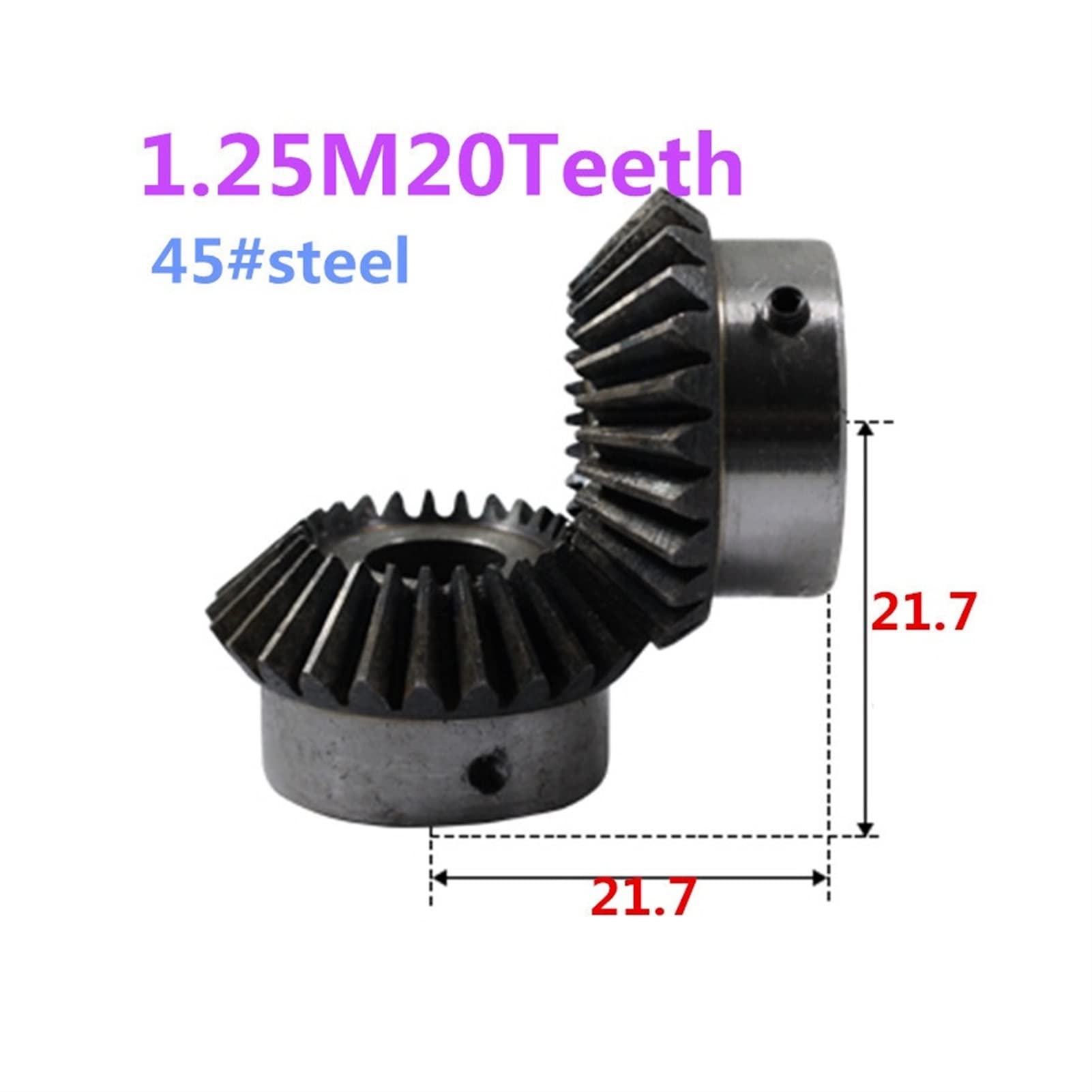 Ingranaggio Conico 20 Denti Modulo 2 - Per Trasmissioni Meccaniche E Progetti Fai Da Te - Foto 8
