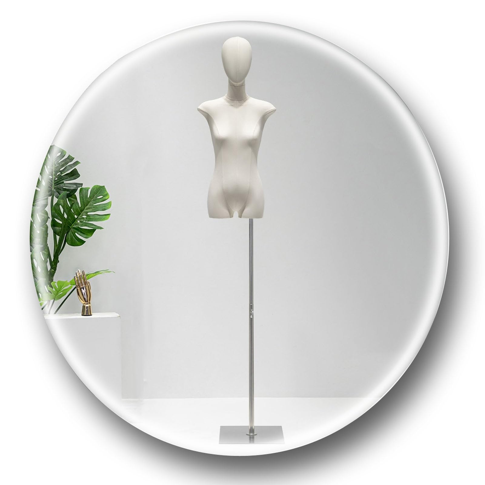 Mannequin buste ajustable femme réglable de 150 à 198 cm pour modélisme précis