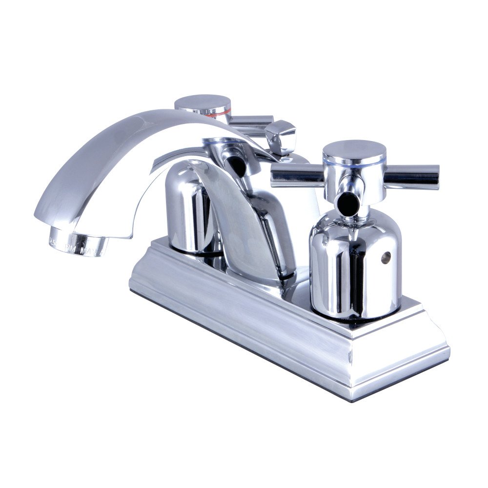 Robinet de toilette mitigeur laiton chrome poli lavabo 3 trous Concord