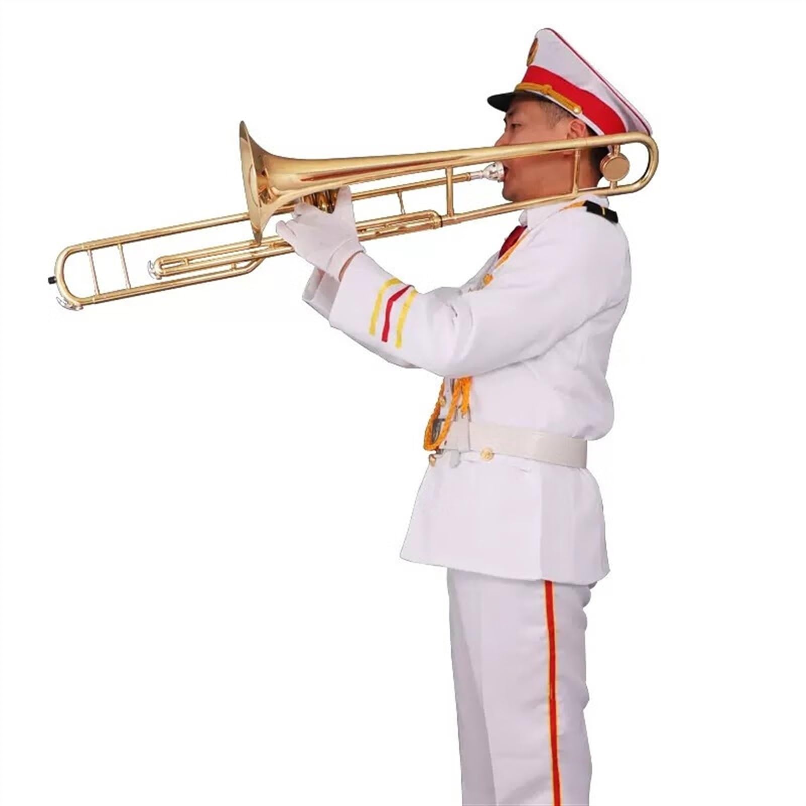 Trombones Instrumentos musicales Instrumento De Trombón De Pistón De Llave Vertical Plana Para Principiantes Actuación Profesional Marcha B