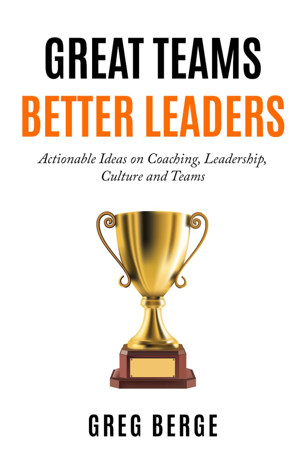Great Teams - Better Leaders: Actionable Ideas on Coaching, Leadership, Culture & Teams