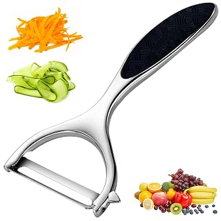Vegetable peelers for Kitchen, Y shaped peeler for Vegetables, Fruits, Potatoes with Ergonomic Grip, 1 Pack - Amazon product rated Grade A