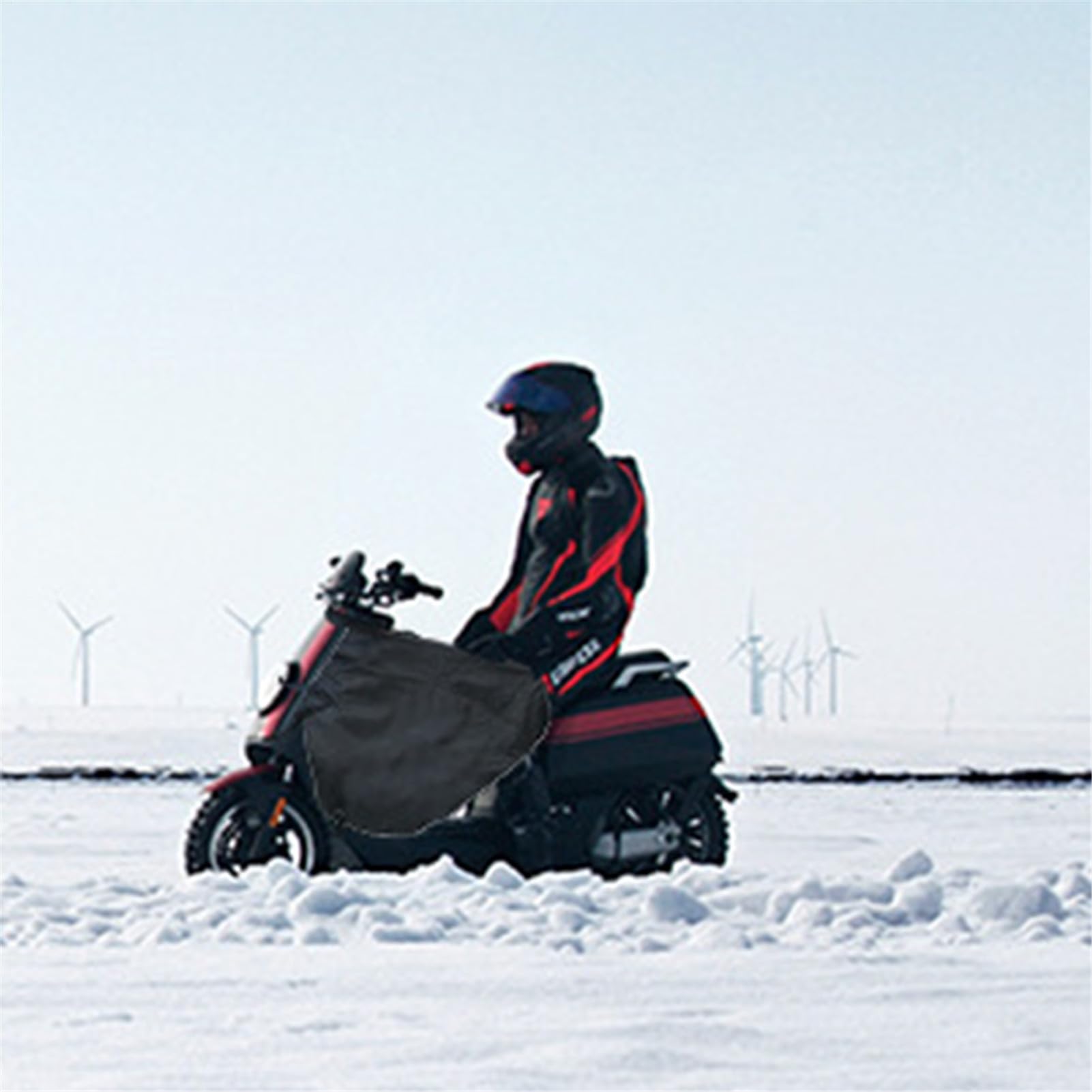 Copertura per le gambe, impermeabile, termica, con regolabile, antivento | per moto, ciclomotore, e-bike, attrezzatura invernale e da viaggio, isolata