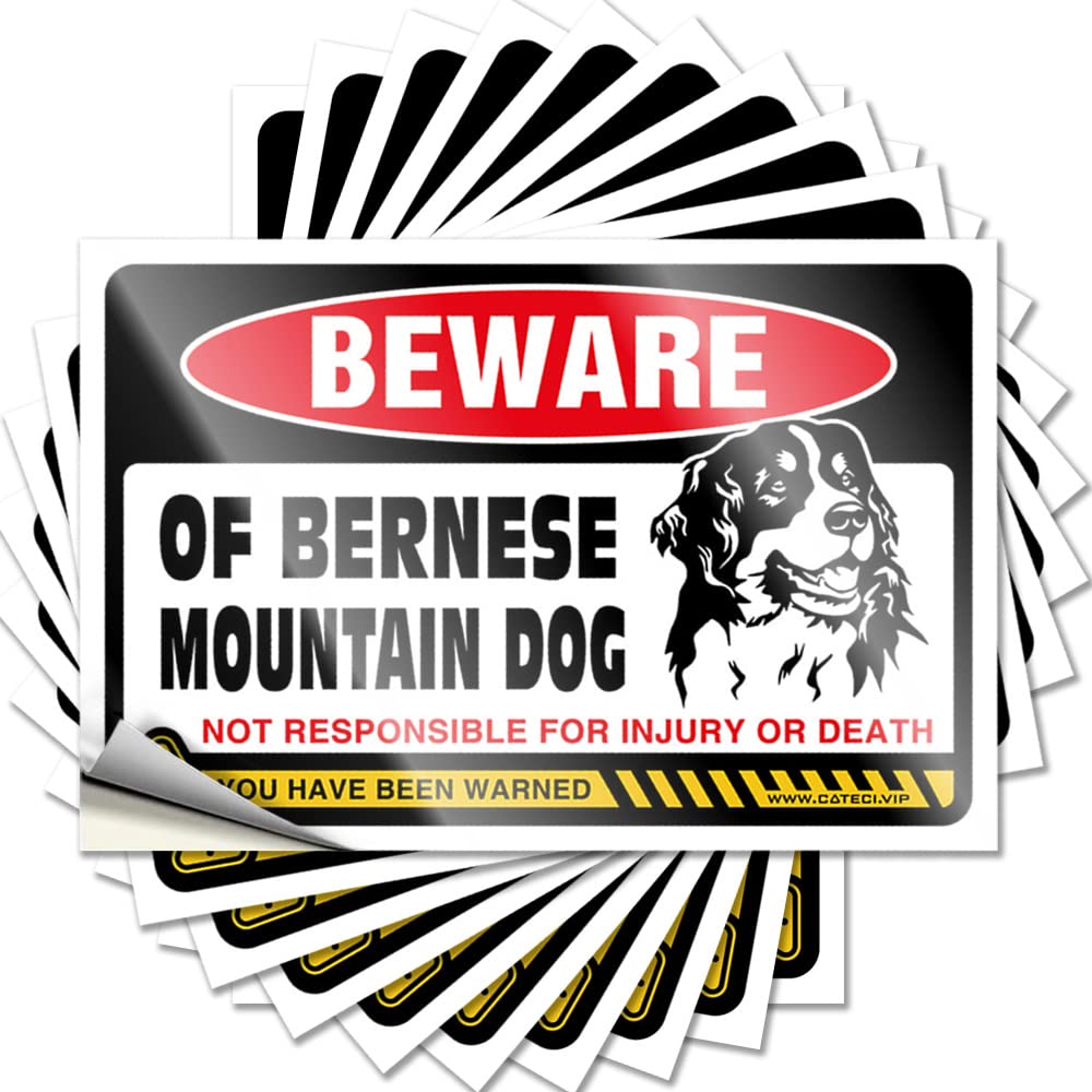Saying Camping Decorations | Personalized Hat Beware of Bernese Mountain Dog for Sports(6X9CM)