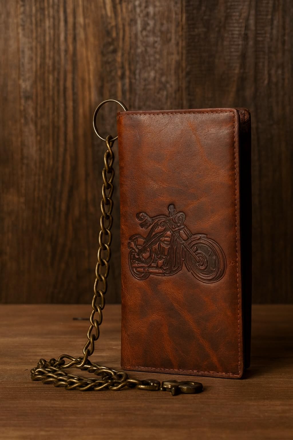 Portafoglio sottile bifold per uomini e donne, lungo naturale pieno fiore fatto a mano, alto libretto degli assegni Muti carta di credito 1 portafoglio per assegni d'identità