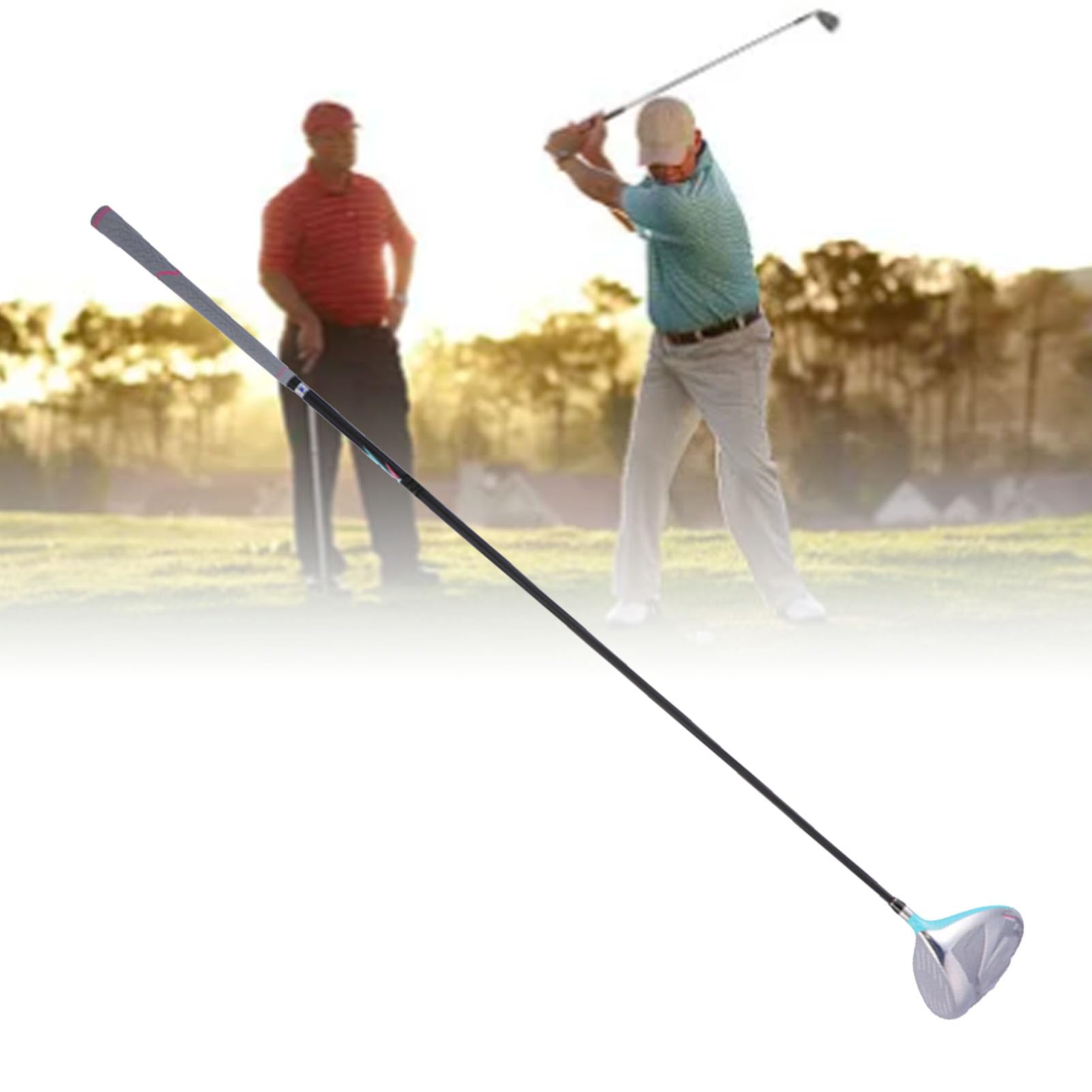 Asixxsix Golfschläger aus Aluminiumlegierung und Carbon, Fairwayholz mit niedrigem Schwerpunkt für maximale Weite, meistert das Fairwayholz mühelos, 10,5/12,5 Zoll, 45,55 Zoll