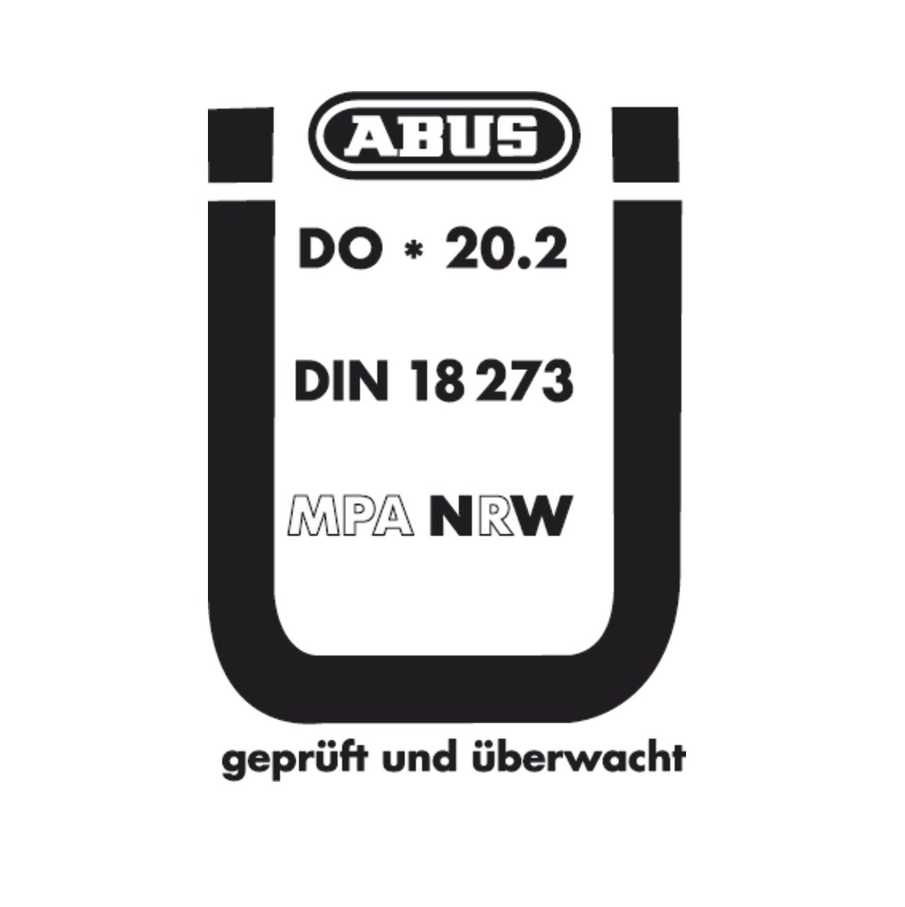 Abus 215230 Okucie Kfg do Drzwi Przeciwpożarowych z Obustronnym Przyciskiem, Czarne