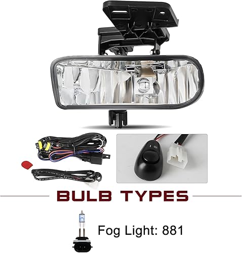 Miniatura 10 de JSBOYAT 4 unidades para GMC Sierra 1500 2500 3500 99-06 reemplazo de montaje de faros delanteros con bombillas 00-06 GMC YukonYukon XL con luz de