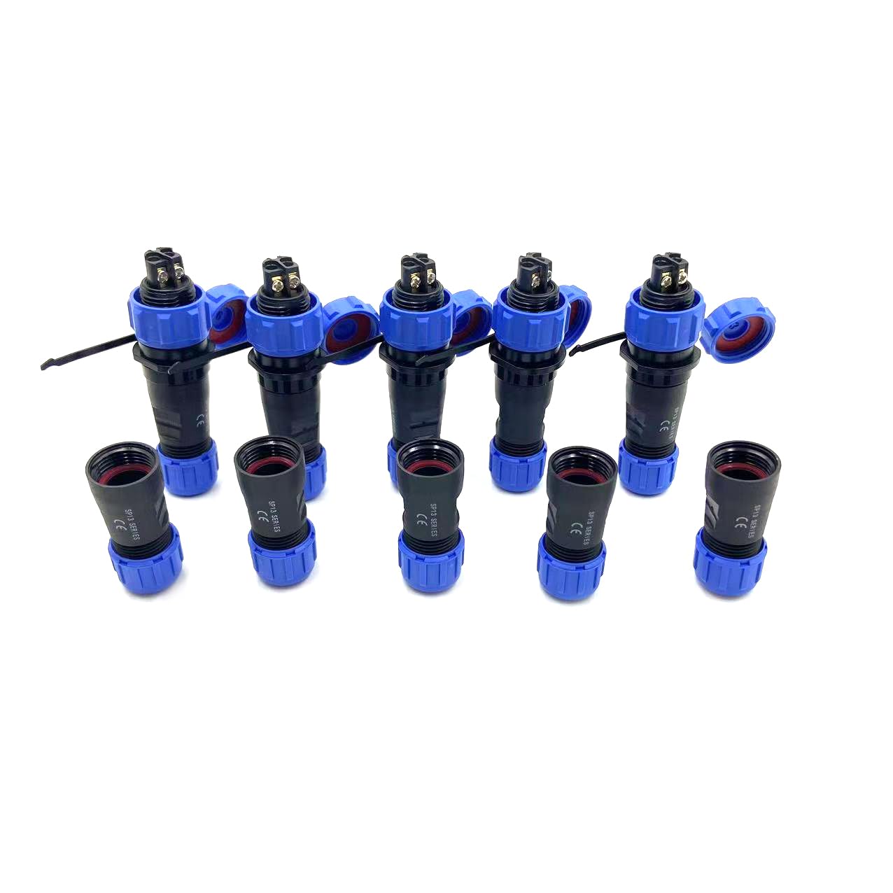 5 Pezzi Connettori Aviation SP13 A 2 Poli, IP68 2 Pin Connettore - Foto 7