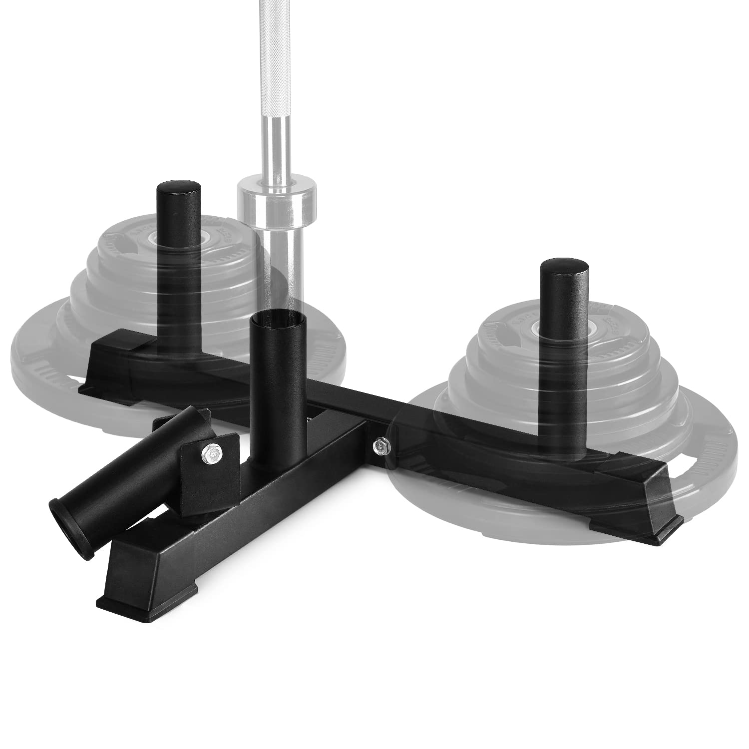Yes4All Deluxe T Bar Row Platform Landmine Attachments – Full 360° Swivel & Easy to Install – Fits 1" Standard and 2" Olympic Bars