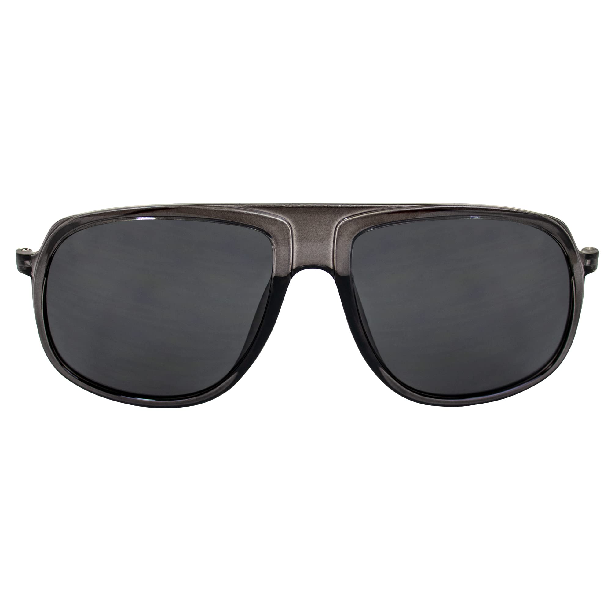 AlterImage Shore Sports Fashion Retro Sunglasses for Men or Women Gunmetal Frame w/Silver Metal Accents & Smoke Lenses