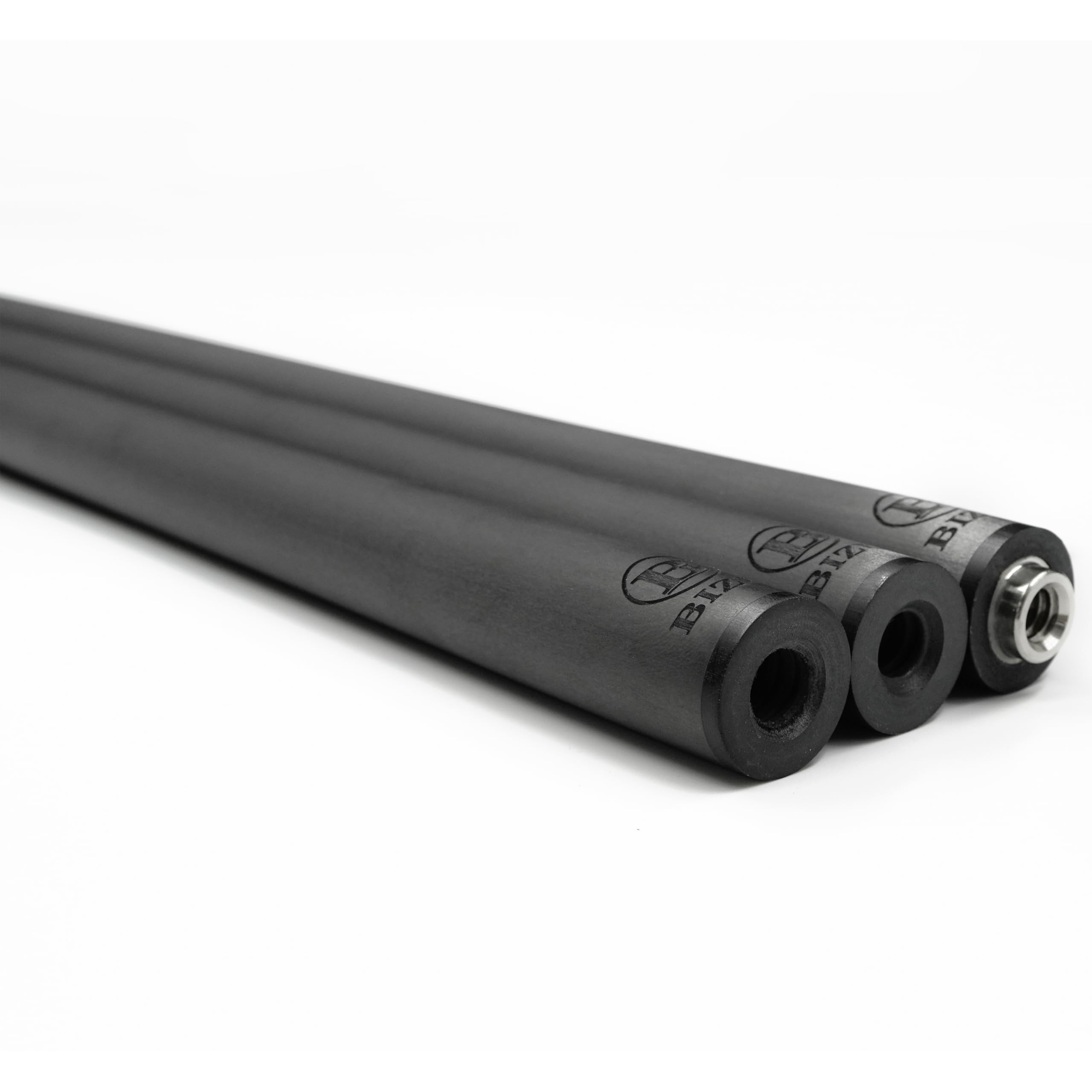 Amazon.com : BIZU 13mm Black Tech Carbon Fiber Pool Cue Shaft pro