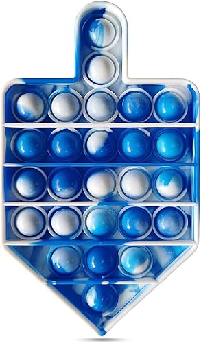 Hanukkah Gifts Poppit Dreidel Pop Fidget Toy Janucá Party Popper Hanukah Gift Jewish Holliday Kids Adult Menorah Holiday Gift Fun Push Game Stress