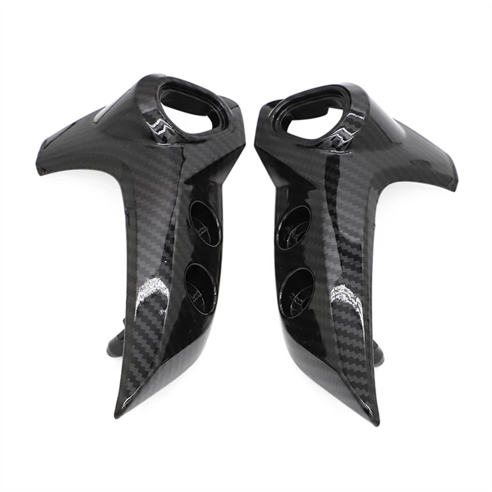 Carénage en fibre de carbone style pour support phare FZ6N