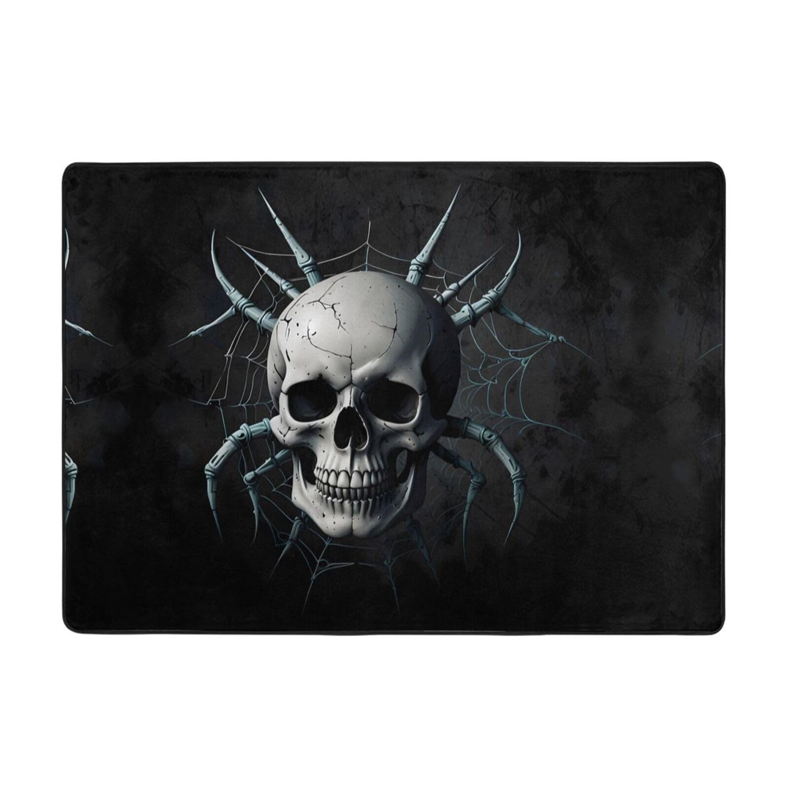 Tapis doux araignée blueSkull 203,2 x 147,3 cm aux finitions soignées