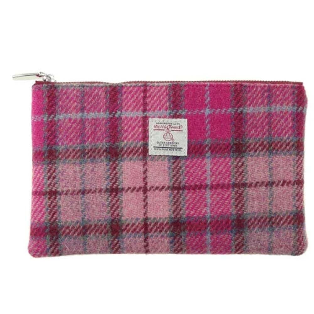 Glen Appin of Scotland Berneray Medium Coin Purse Cosmetic Bag (Colour 138 Vibrant Pink)