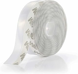 CUQOO Silicone Seal Strip in Clear – 10M/33ft 35MM Weather Stripping for Doors & Windows | Noise & Dustproof Transparent Door Bottom Seal Strip | Draft Stopper Adhesive Tape | Strong Bathroom Sealant