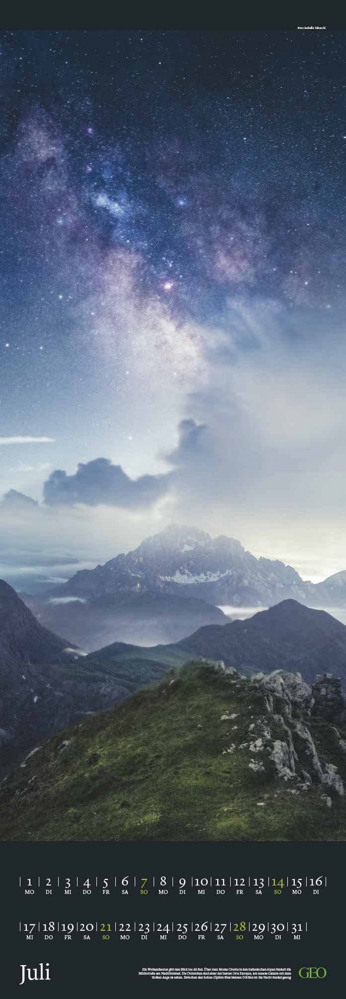GEO Vertikal XXL: Magie des Augenblicks 2024 - Wand-Kalender - Fotografie-Kalender - 34x98