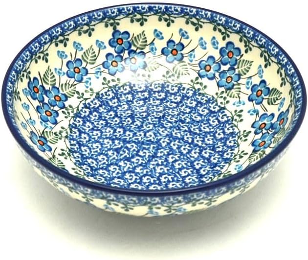 Polish Pottery Bowl - Contemporary Salad - Parisian Posies