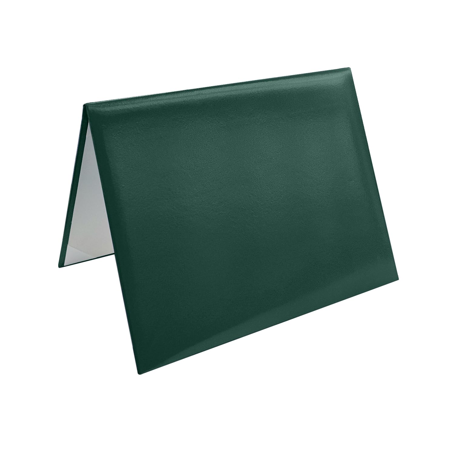 Herrenbek Diploma Cover 8.5x11 Inch, Graduation Certificate Holder - Elegant Faux Leather Folder for Graduation, Wedding Officiant,Forest Green-1 Pack