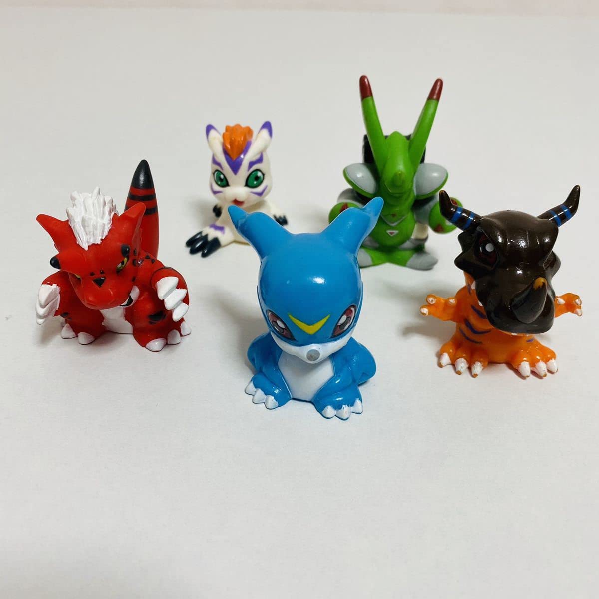 Amazon.co.jp: デジモン 指人形 ブイモン グレイモン グラウモン 