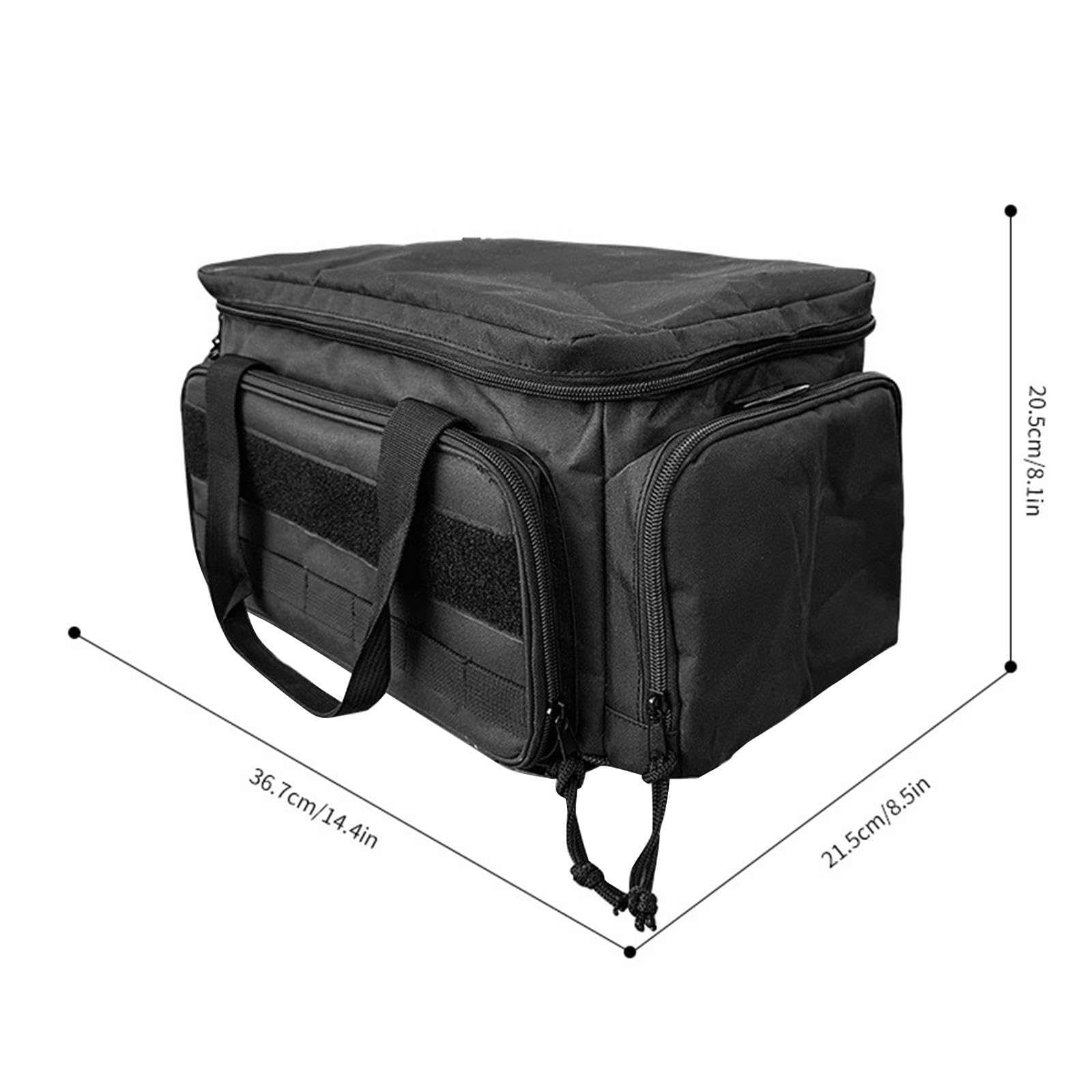 Baoblaze Bolsa RC para Coche con Organizador Multifuncional Estuche Resistente Correa Ajustable Material de Adecuada para Profesionales, Negro
