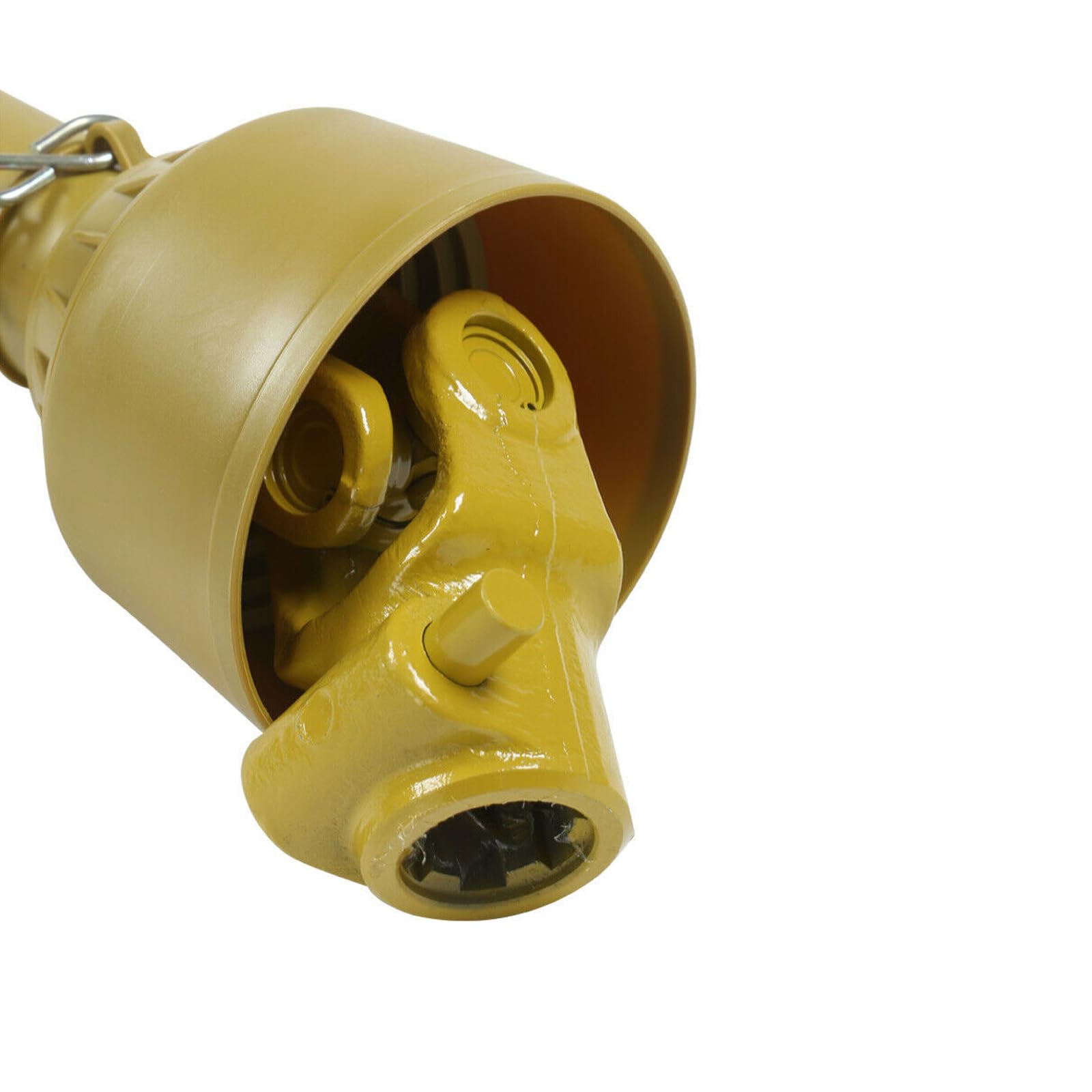 Zapfwelle Gelenkwelle, 740-950mm 210 Nm Kardanwelle Gelenkwelle mit Schutz PTO-Shaft Antriebswelle,1 3/8" - 6 Zähne,TYP A (55-75 cm)
