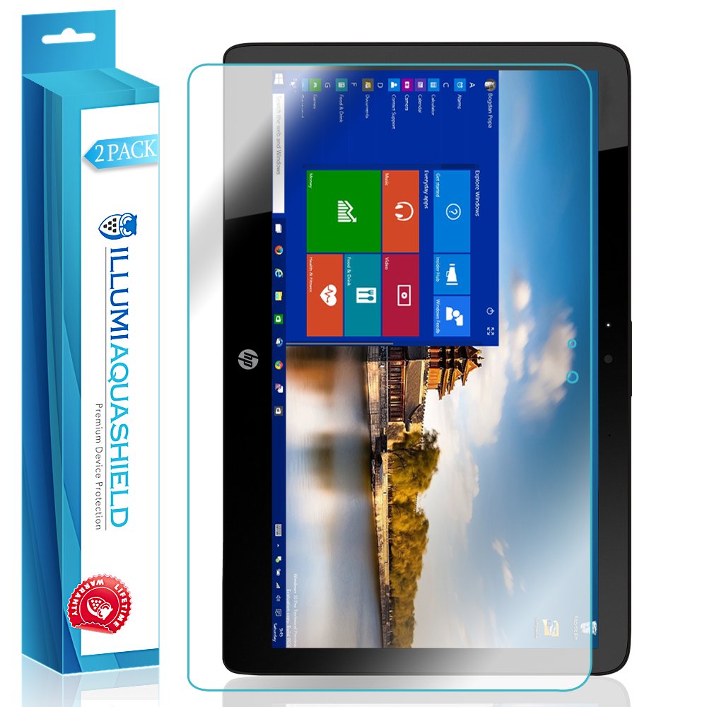 iLLumiShieldHP Spectre x2 Screen Protector (12-a001dx)(2-Pack), ILLUMI AquaShield Full Coverage Screen Protector for HP Spectre x2 HD Clear Anti-Bubble Film