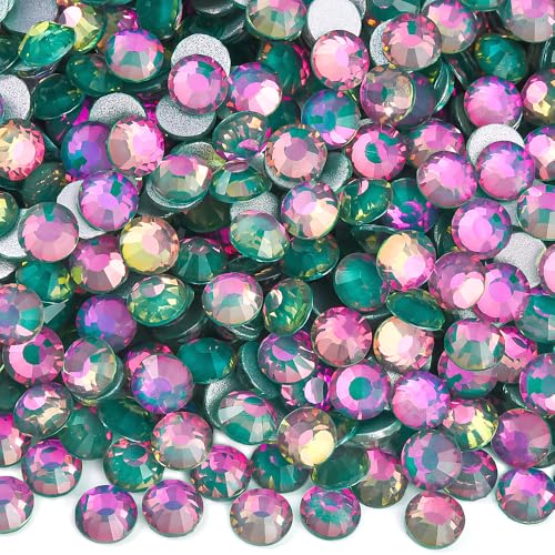 Image of Rhinestones for Nails Crafting 4mm SS16 Emerald Crystal 1440pcs | Flatback Non Hotfix Gems for Shoes,Jeans,Knee-High Socks,Leg Garters,Waist Belts,Bow Ties,Shawls,Arm Sleeves,Microphones