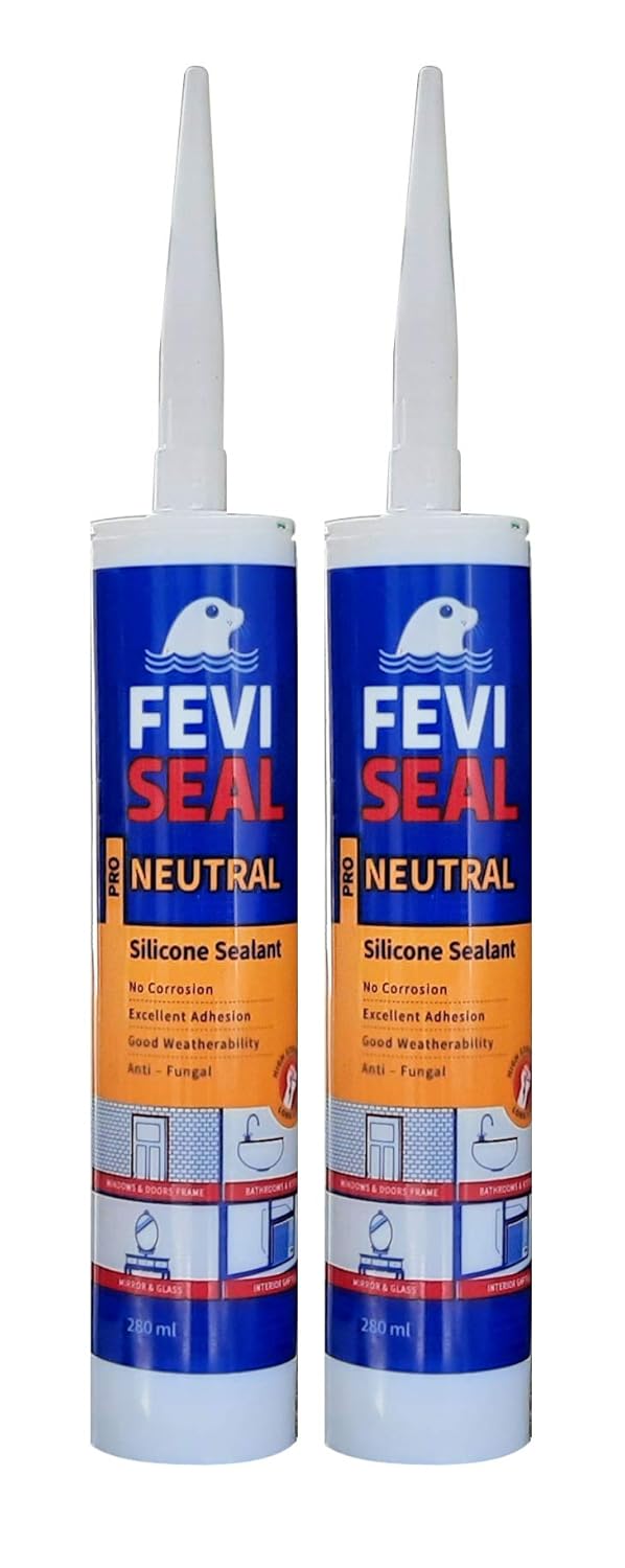 FEVISEAL Neutral PRO Silicone Sealant 280ml (Clear) Amazon.in