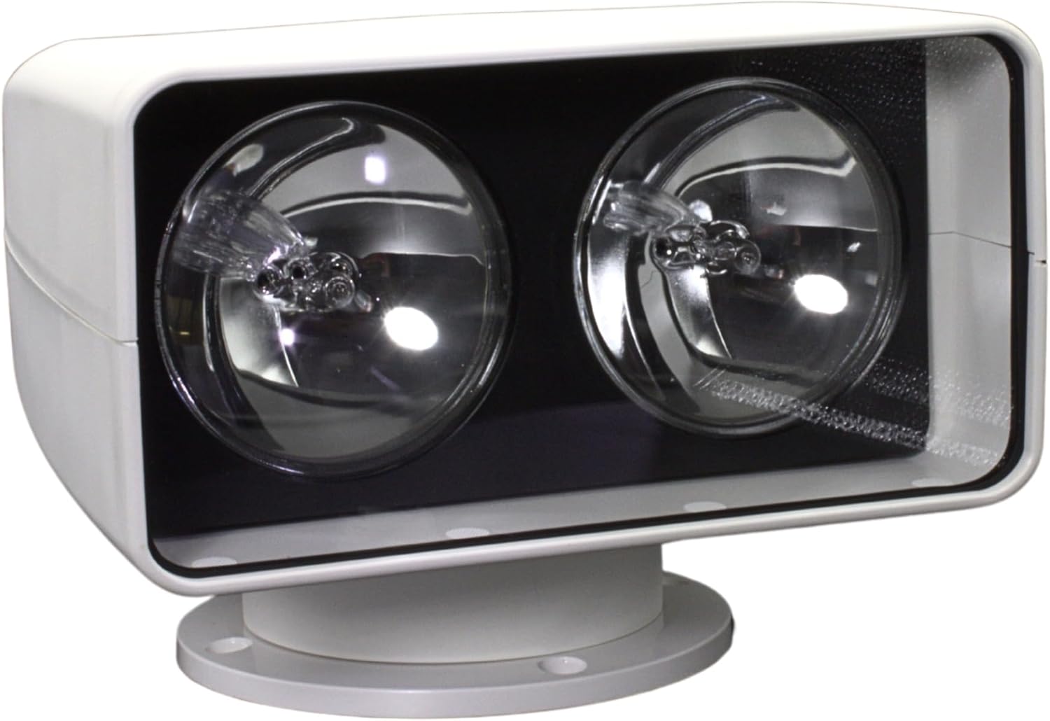 SEAFLO 03 Series 360° Rotating 12V DC Remote Control Halogen Boat Searchlight –100W, IP65 Waterproof, Beam Distance: 1378 FT (420m) - CE & Rohs Certified, (Candle Power: 175000cd, Voltage: 12V)