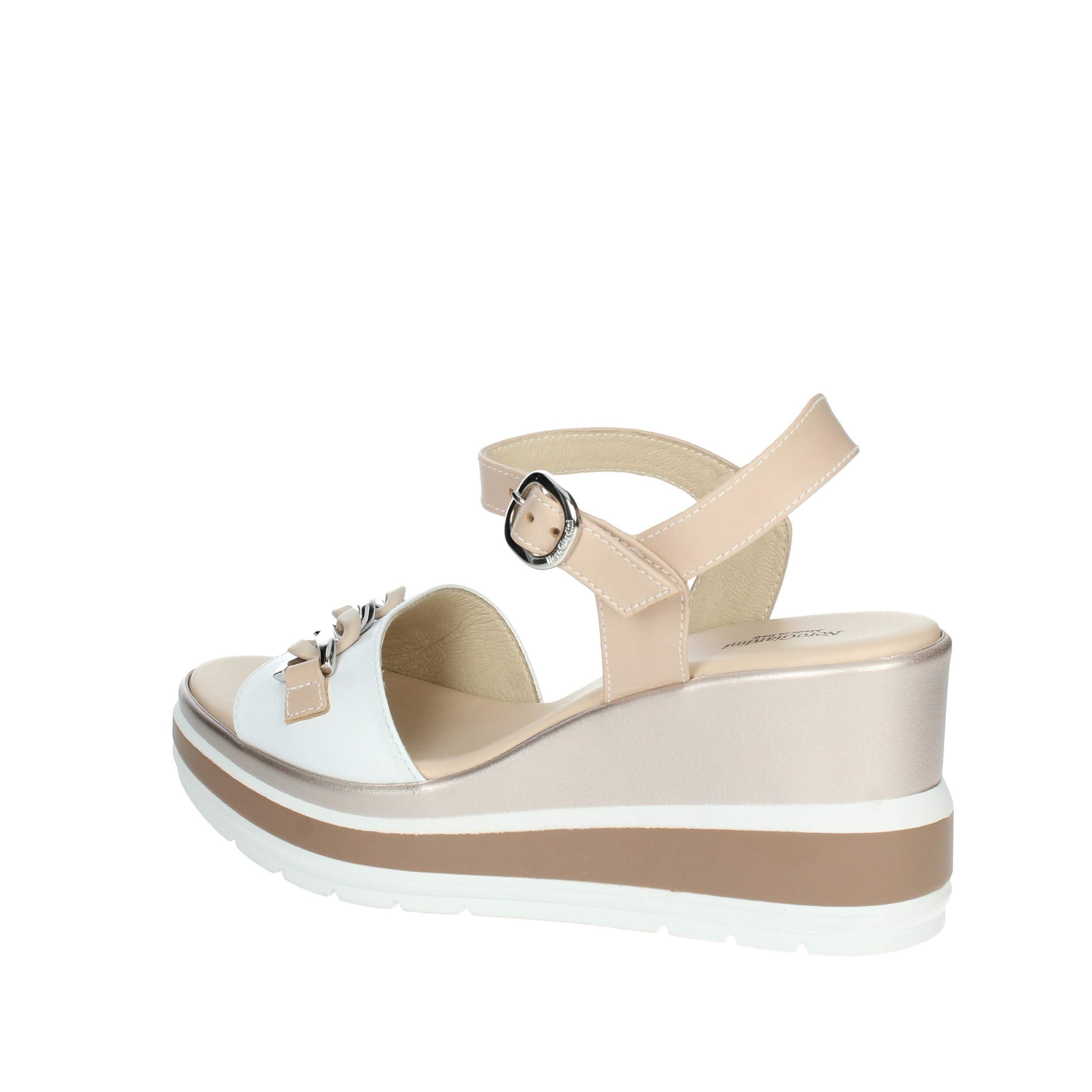 Nero Giardini Sandalo Platform in Pelle. Made in Italy