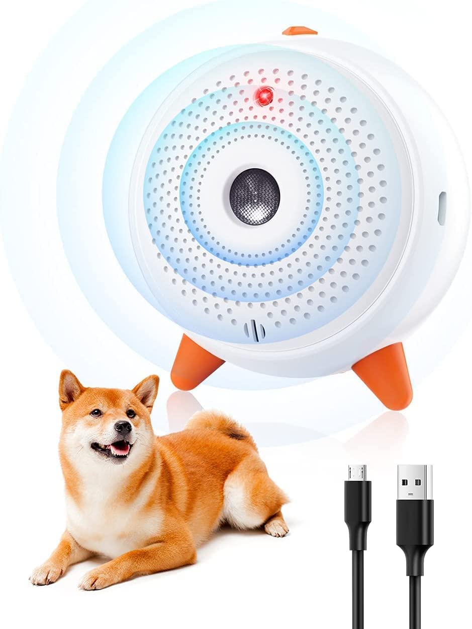 Antiladridos Para Perros Ultrasónico - Alcance 16.4 Pies, Recargable, Para Todas Las Razas