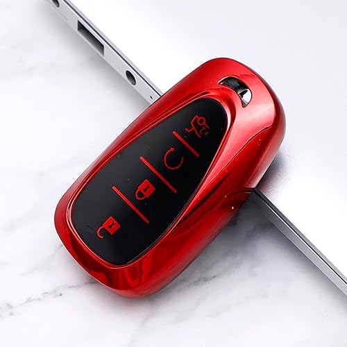 Miniatura 3 de TPU Car Key Case Cover Fob Shell Holder, for Chevrolet Cruze Spark Camaro Volt Bolt Trax Malibu Protector Accessories