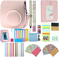 Vista 1 de Accesorios para cámara instantánea compatibles con cámara de película instantánea Fujifilm Instax Mini 12 11 9, color rosa flor