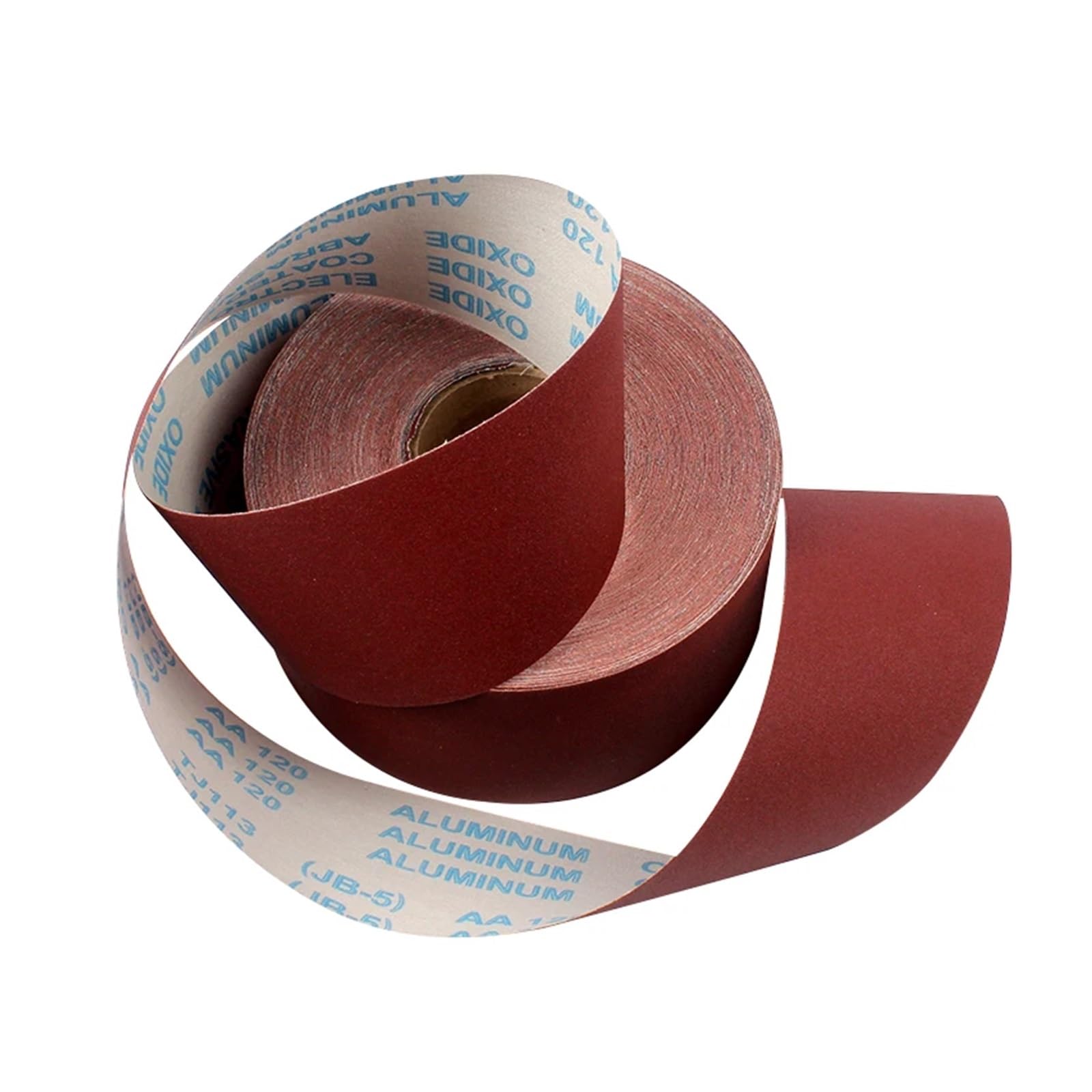 Rotolo di Tela smerigliata da 5 Metri, Carta vetrata for la molatura di Strumenti di lucidatura, Grana 80/100/120/150/180/240/320/400/600(Sandpaper Holder)