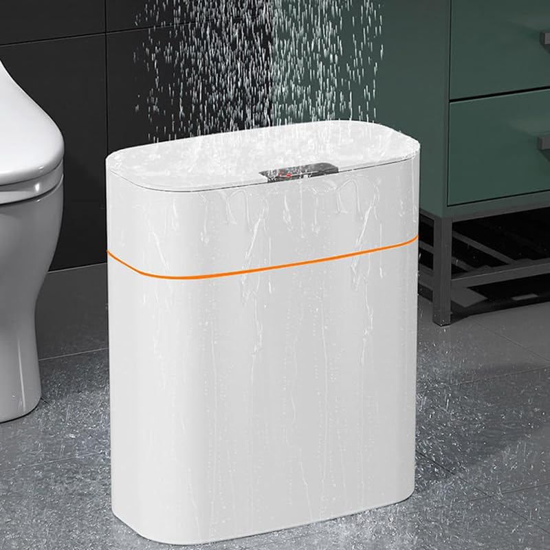Poubelle intelligente automatique 16L avec couvercle inox cuisine