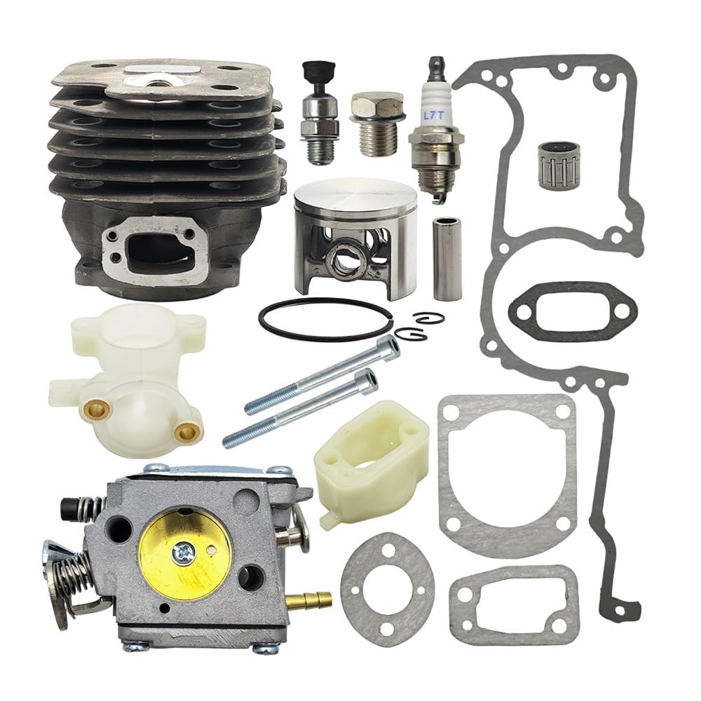 Kit de révision de carburateur à Piston et Cylindre à Gros alésage de 52 mm, adapté aux modèles 266XP, 266, 266SE, XP, SE, 61, pièces de collecteur d'admission de tronçonneuse