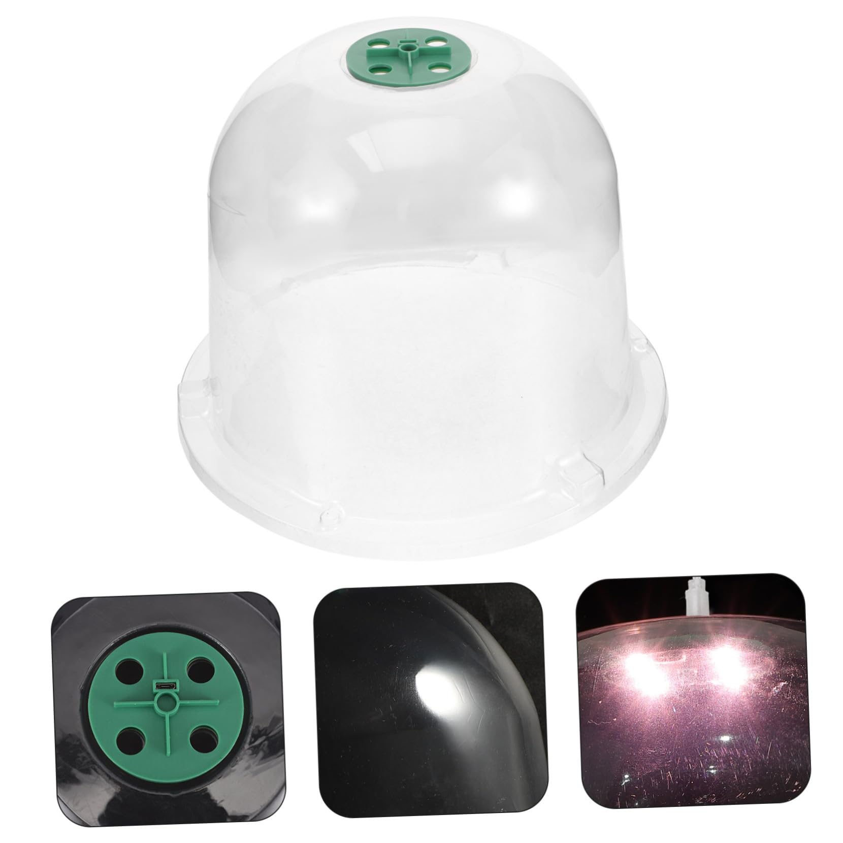 De Transparente con Luz Led Cubierta Protectora Reutilizable para Jardín Invernadero Mini para De para Protección Invierno